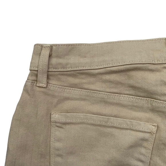 L'Agence Audrey Cut Off Cutoff Shorts Tan Beige Brown Denim Jean Shorts 25 - Picture 11 of 16